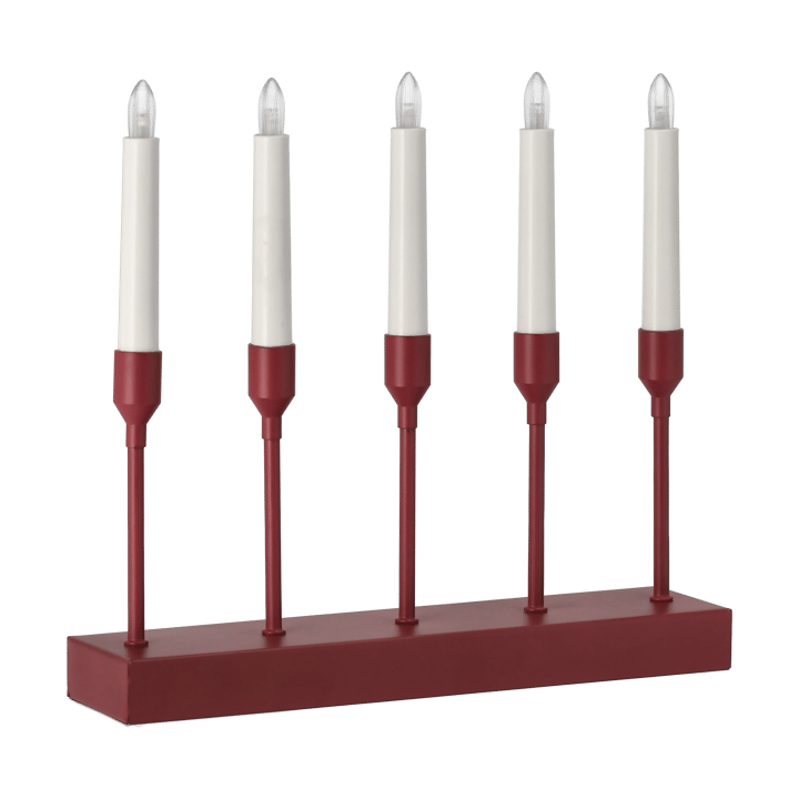 Kindle portabel adventskandelaar 30 cm, Donkerrood Scandi Living