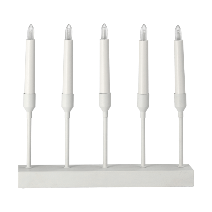 Kindle portabel adventskandelaar 30 cm - Wit - Scandi Living