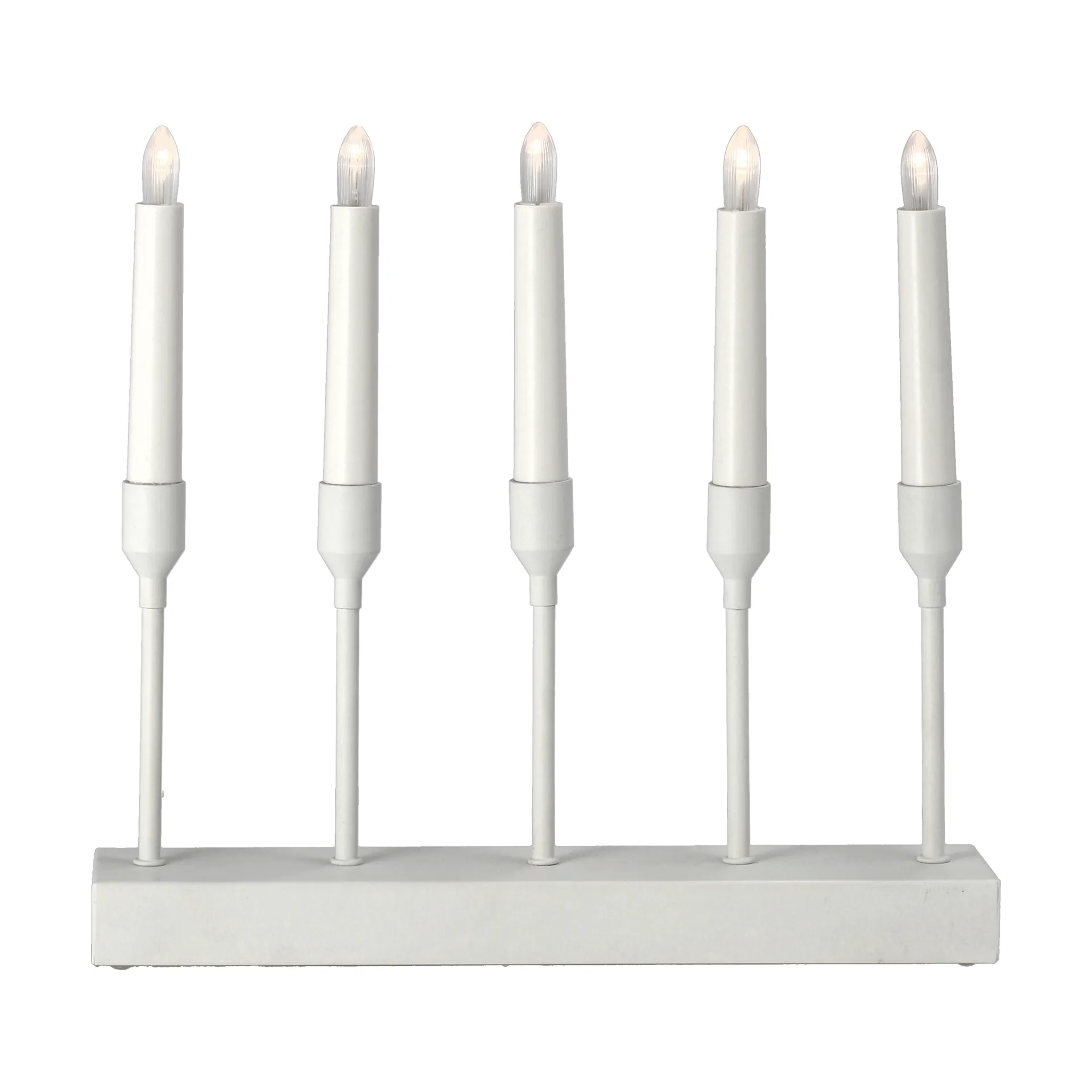 Kindle portabel adventskandelaar 30 cm, Wit Scandi Living