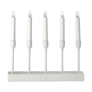 Kindle portabel adventskandelaar 30 cm - Wit - Scandi Living