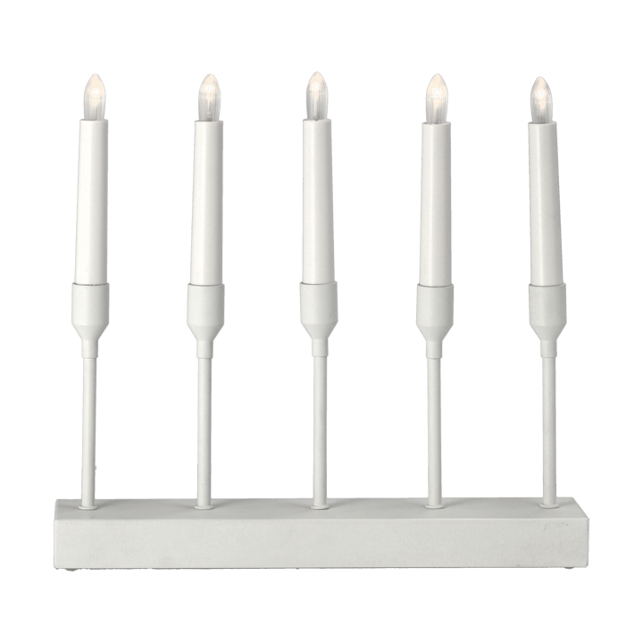 Kindle portabel adventskandelaar 30 cm, Wit Scandi Living