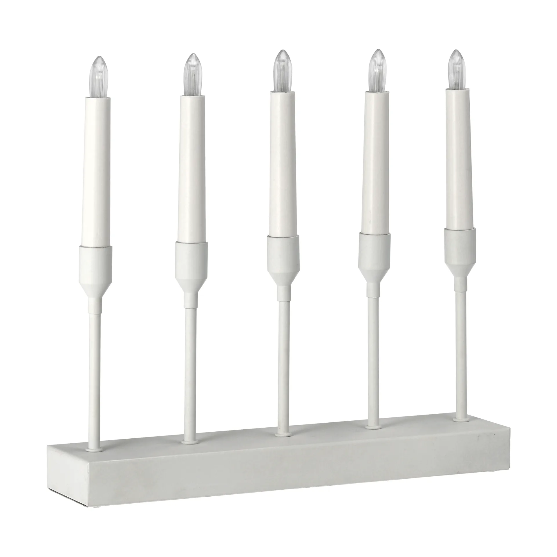 Kindle portabel adventskandelaar 30 cm, Wit Scandi Living
