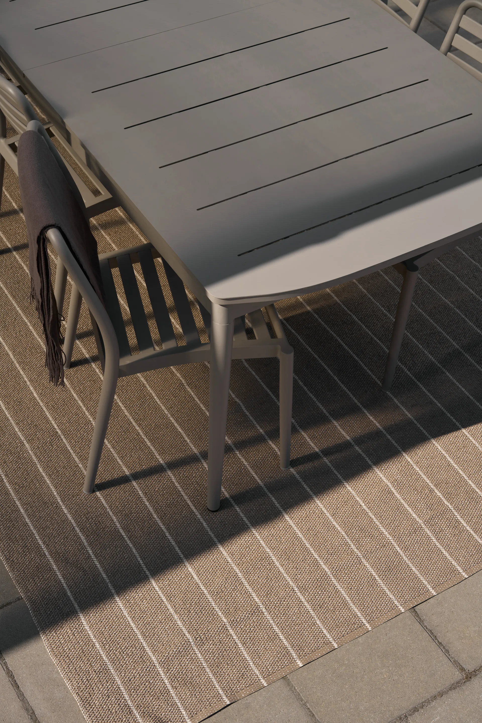 Lane vloerkleed, Beige, 150x200 cm Scandi Living
