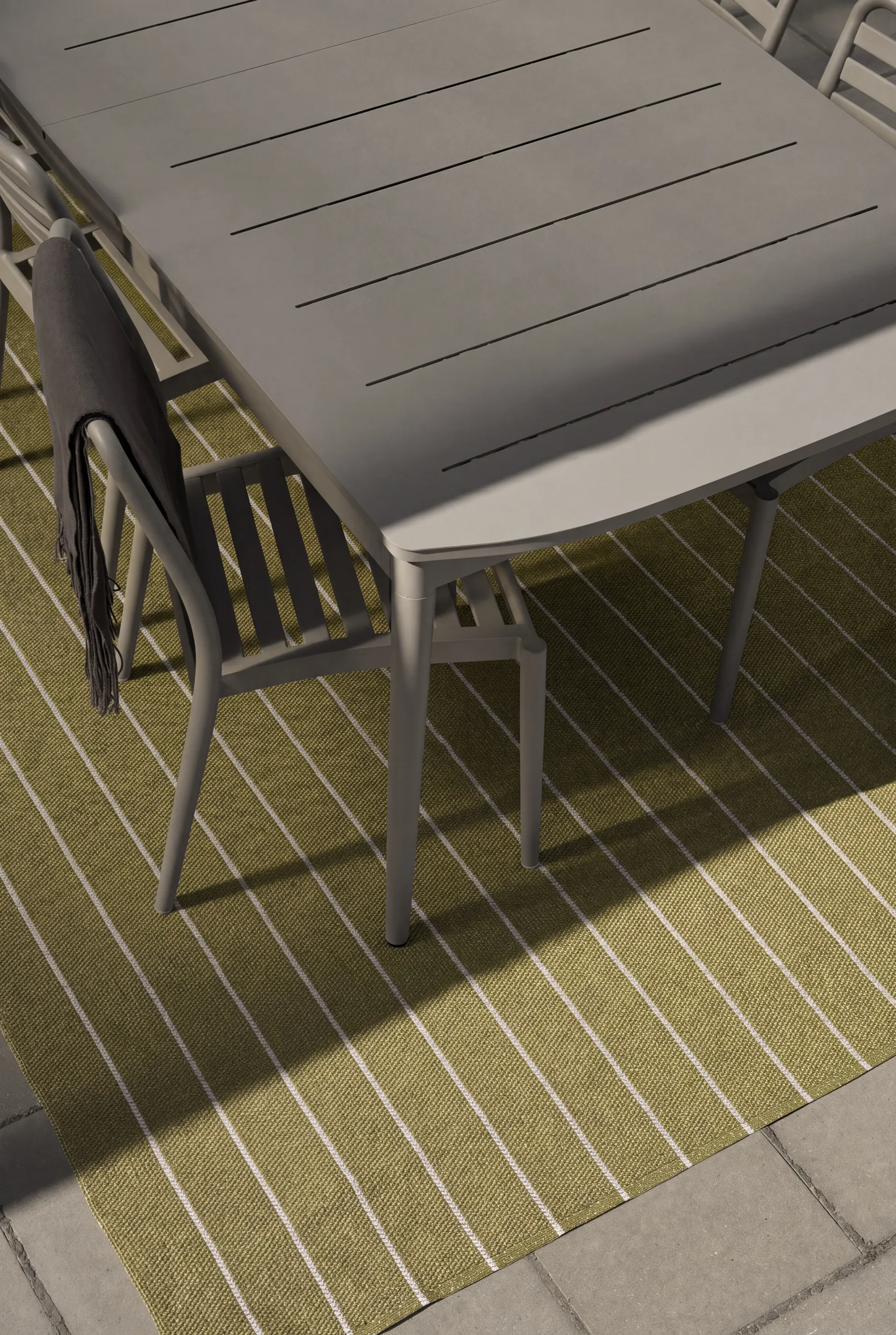 Lane vloerkleed, Olijfgroen, 150x200 cm Scandi Living