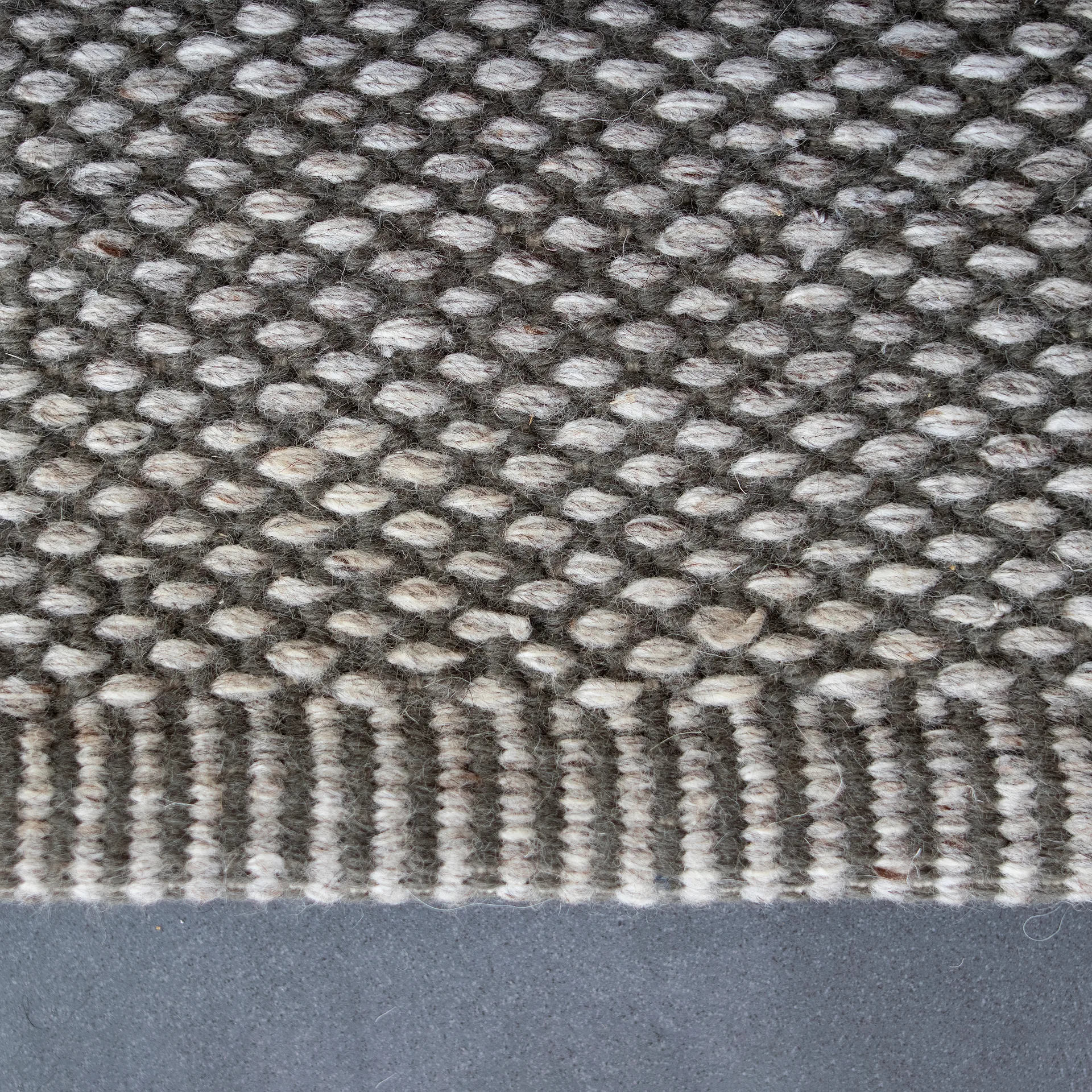 Lea wollen vloerkleed naturel grijs, 170x240 cm Scandi Living