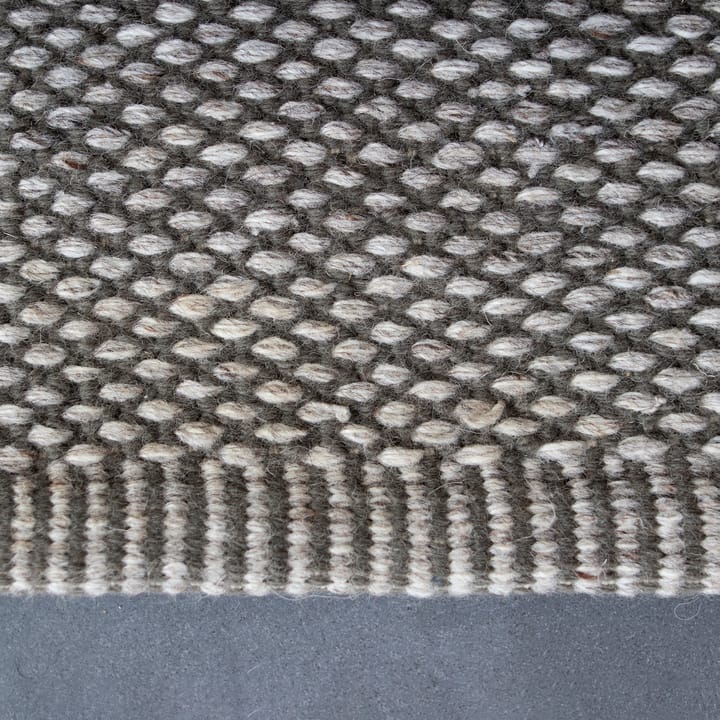 Lea wollen vloerkleed naturel grijs, 80x240 cm Scandi Living