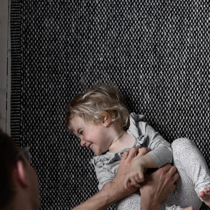 Lea wollen vloerkleed zwart, 170x240 cm Scandi Living