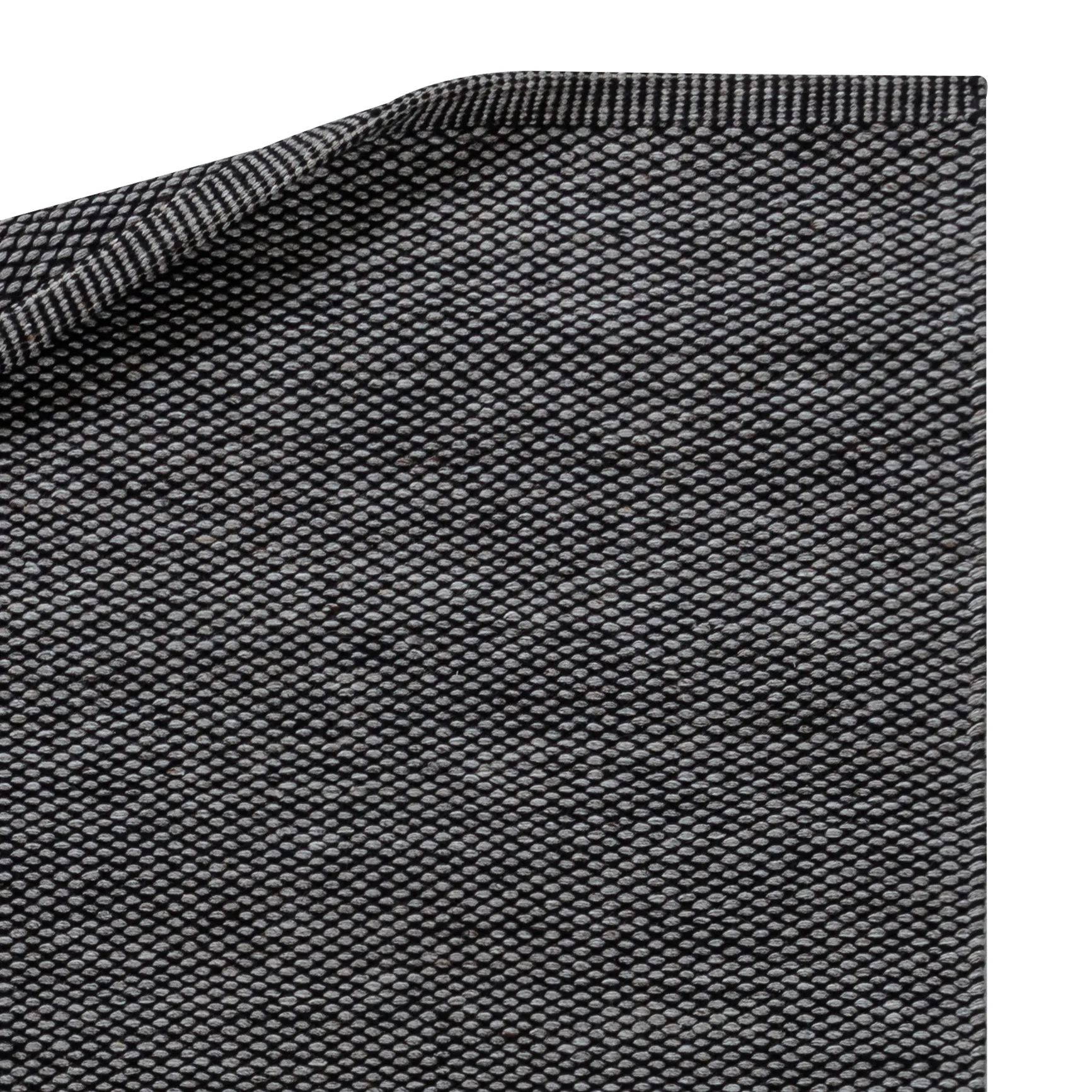 Lea wollen vloerkleed zwart, 200x300 cm Scandi Living