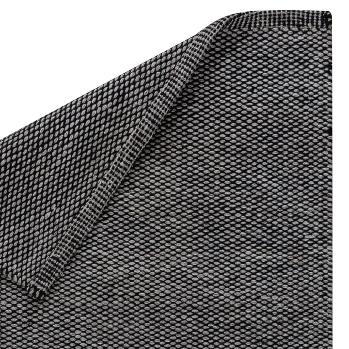 Lea wollen vloerkleed zwart, 80x240 cm Scandi Living