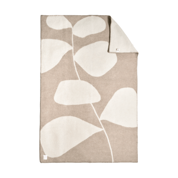 Leaf wollen plaid 130x180 cm - Mole - Scandi Living