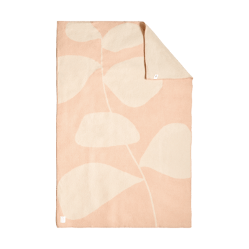 Leaf wollen plaid 130x180 cm - Peach - Scandi Living