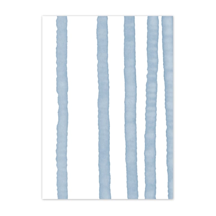 Lineage poster blauw - 30x40 cm - Scandi Living