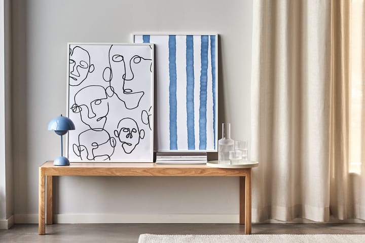 Lineage poster blauw, 50x70 cm Scandi Living