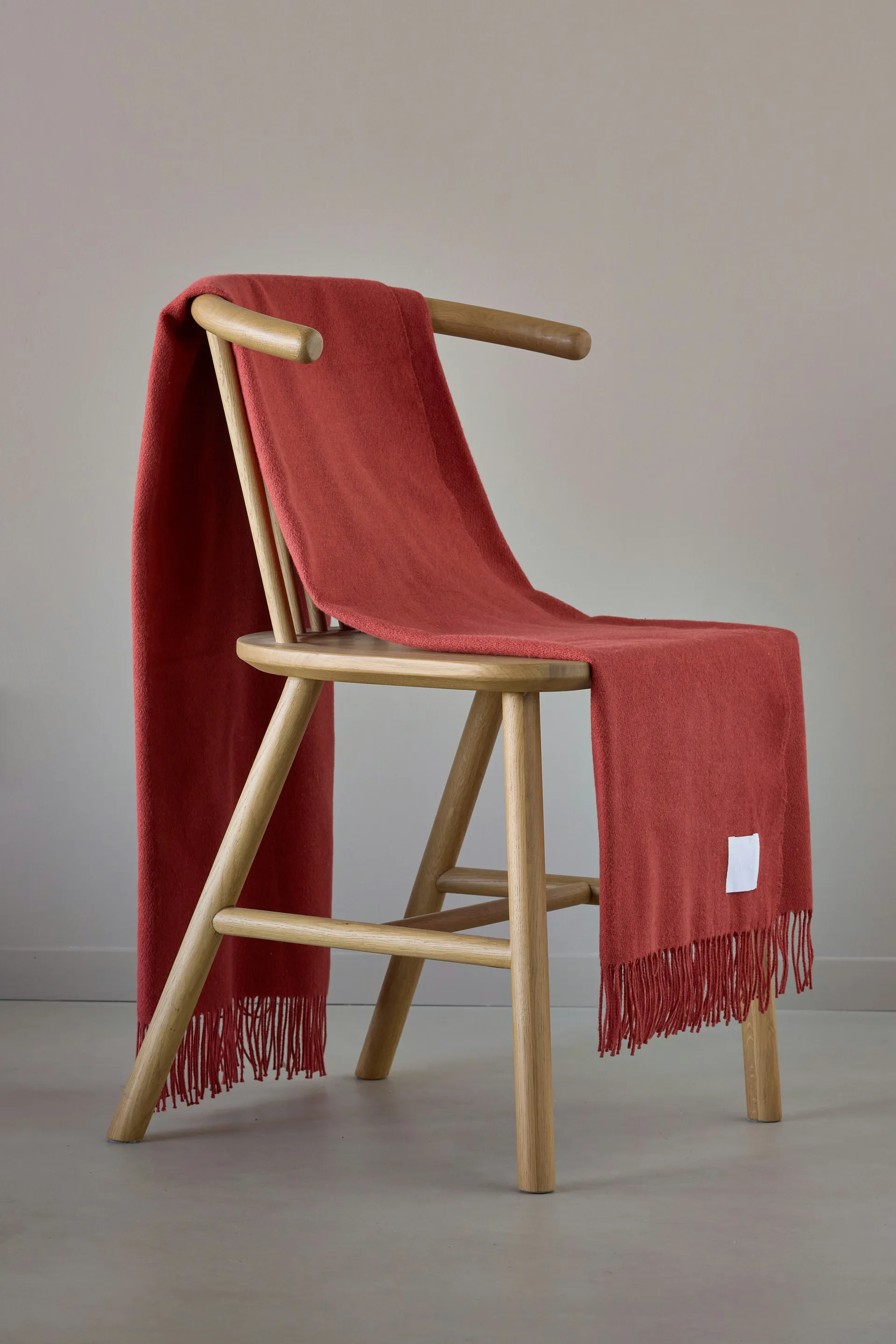 Loom katoenen plaid 125x170 cm, Rust Scandi Living