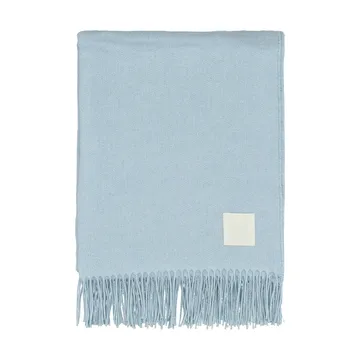 Loom katoenen plaid 125x170 cm - Sky blue - Scandi Living