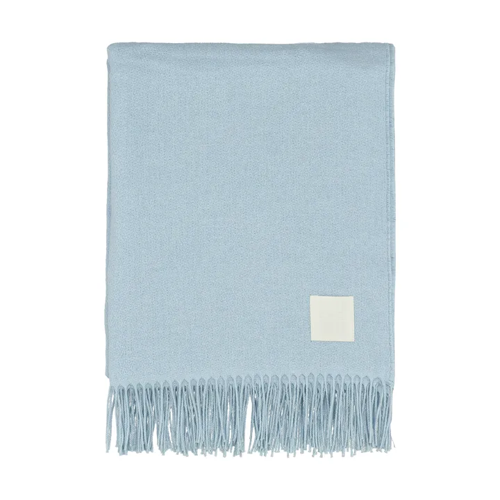 Loom katoenen plaid 125x170 cm - Sky blue - Scandi Living