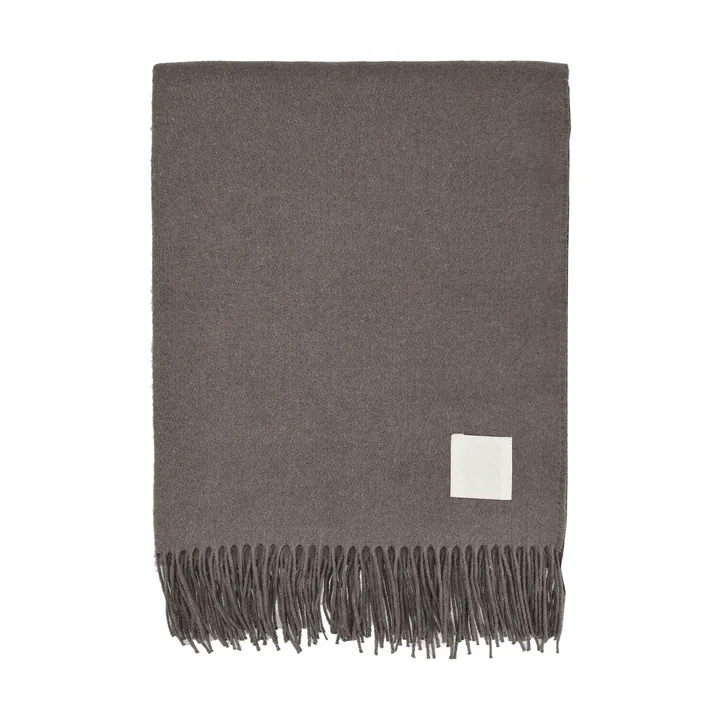 Loom katoenen plaid 125x170 cm - Taupe - Scandi Living