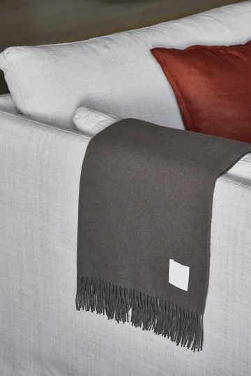 Loom katoenen plaid 125x170 cm - Taupe - Scandi Living