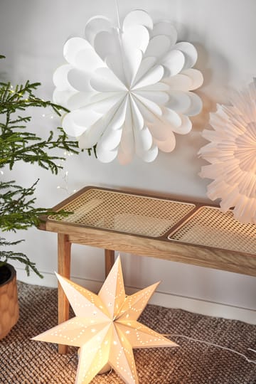 Lucia kerstster 45 cm - Wit - Scandi Living