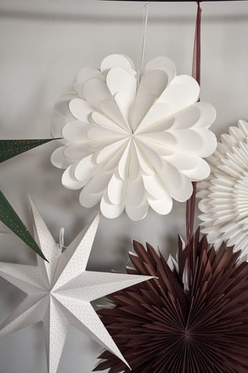 Lucia kerstster 45 cm - Wit - Scandi Living