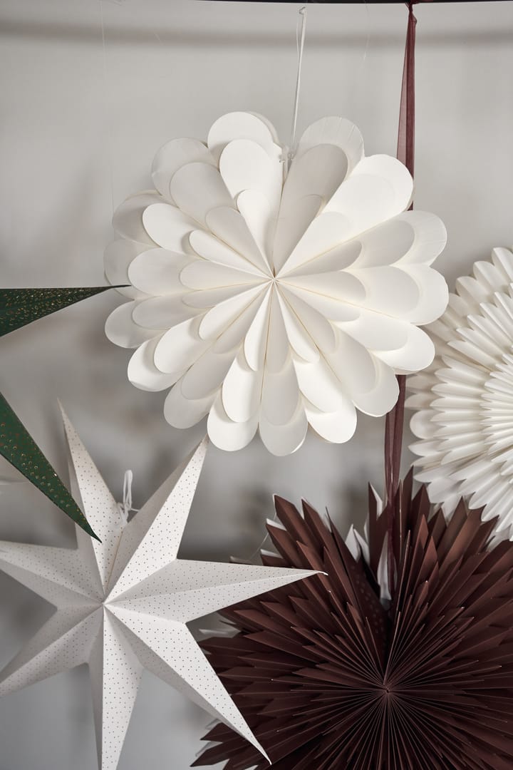 Lucia kerstster 45 cm, Wit Scandi Living