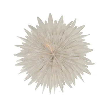 Luna adventsster Ø80 cm 2-pack - Wit met stippen - Scandi Living