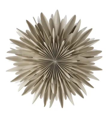 Luna adventsster beige met stippen - 60 cm - Scandi Living