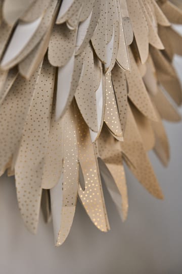 Luna adventsster beige met stippen - 60 cm - Scandi Living