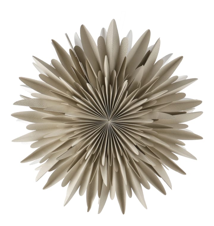 Luna adventsster beige met stippen, 60 cm Scandi Living
