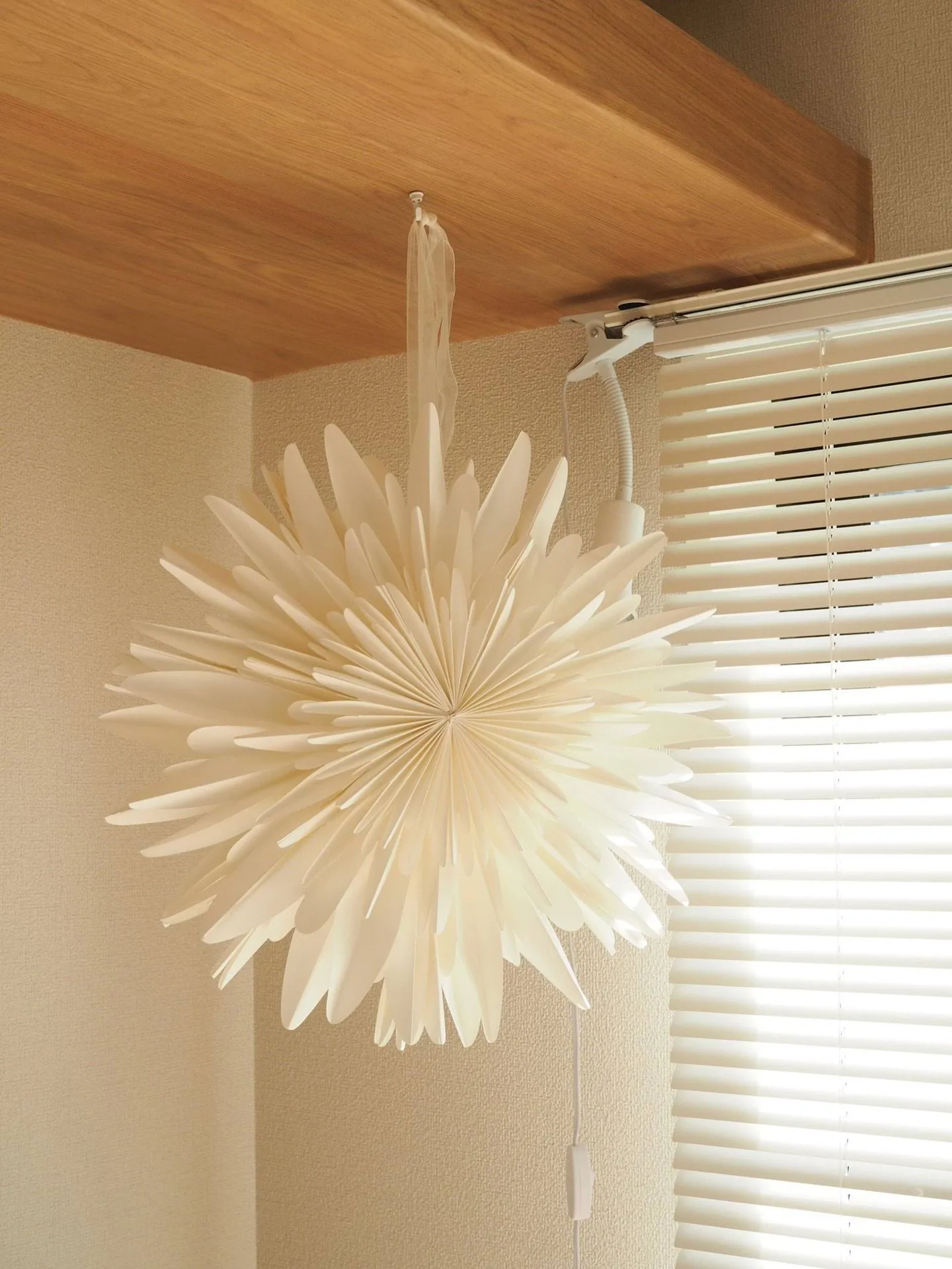 Luna adventsster wit, 45 cm Scandi Living