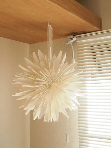 Luna adventsster wit - 45 cm - Scandi Living
