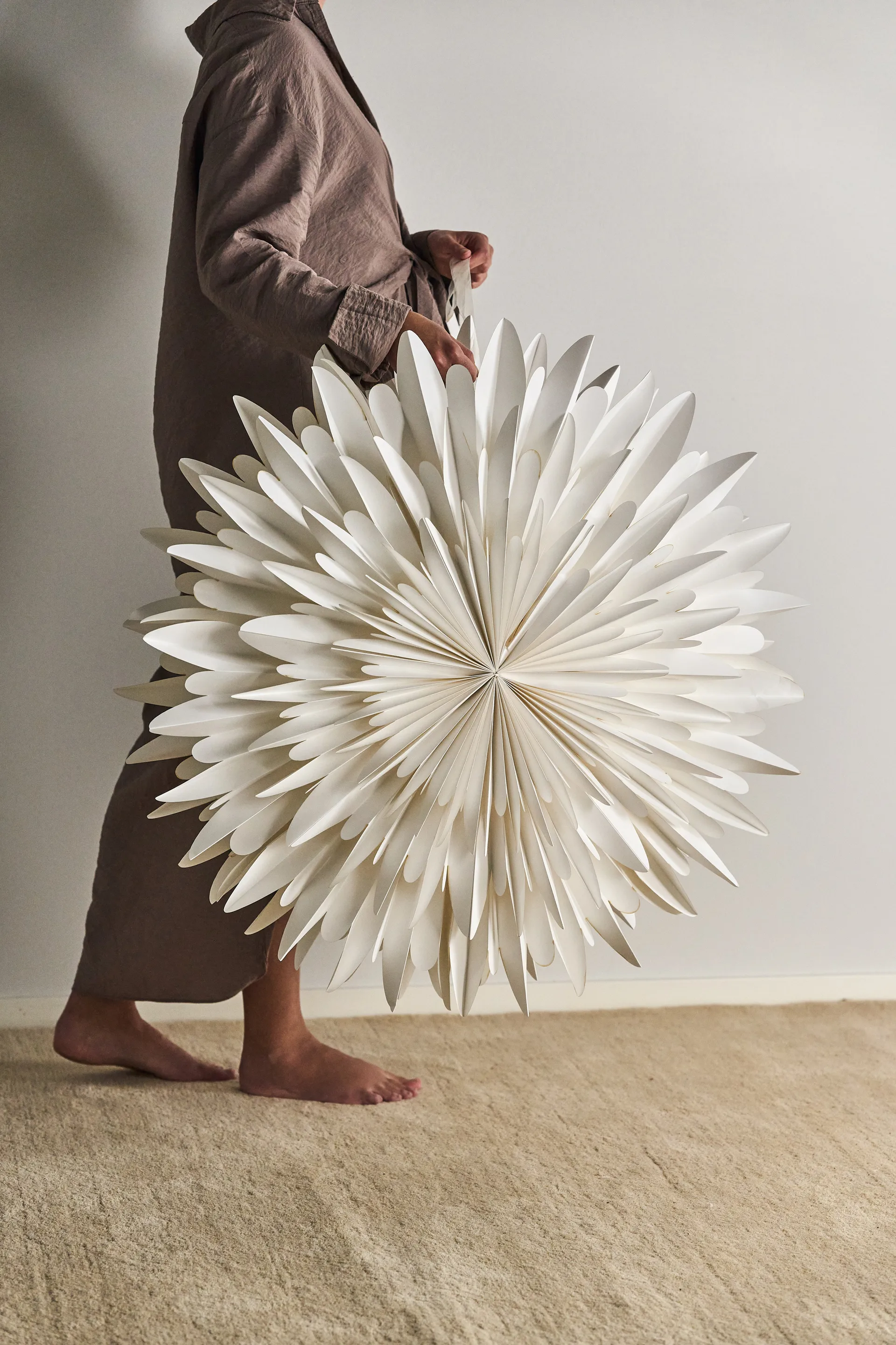 Luna adventsster wit, 80 cm Scandi Living