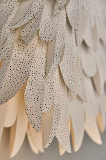 Luna adventsster wit met stippen - 60 cm - Scandi Living