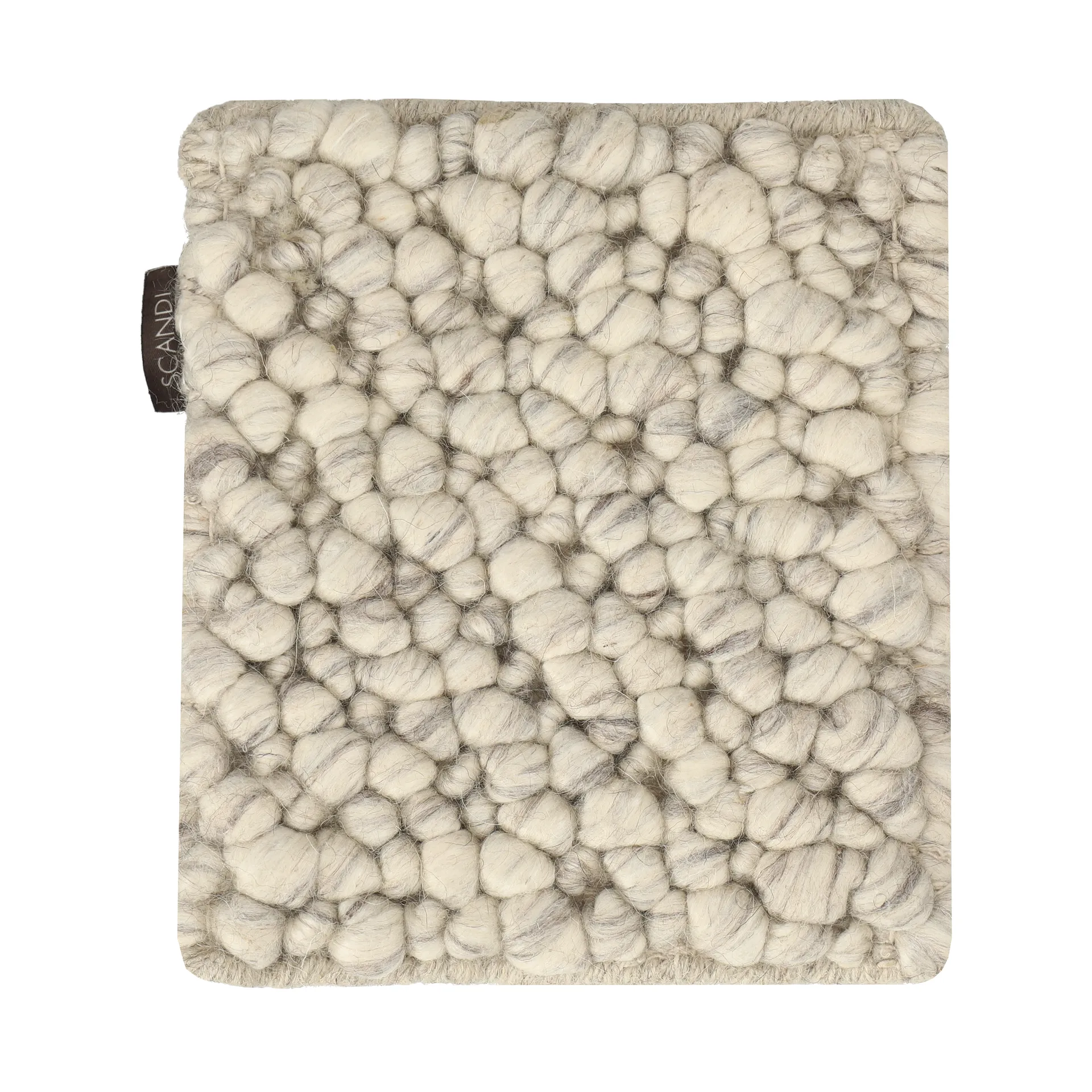 Mattprov Mire wollen vloerkleed, Natuurwit Scandi Living