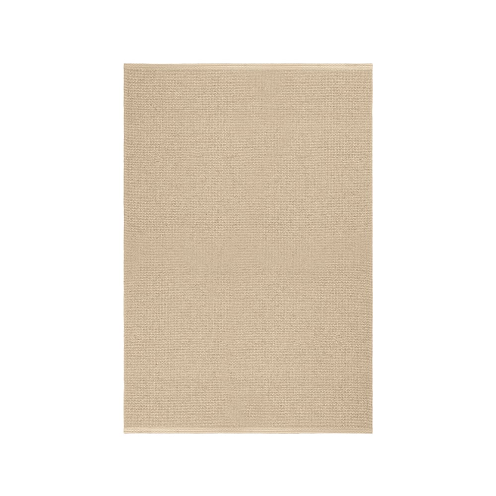 Scandi Living Mellow kunststof vloerkleed beige 150x220cm
