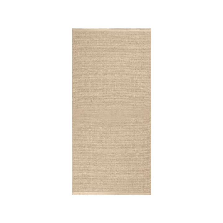 Mellow kunststof vloerkleed beige - 70x150cm - Scandi Living