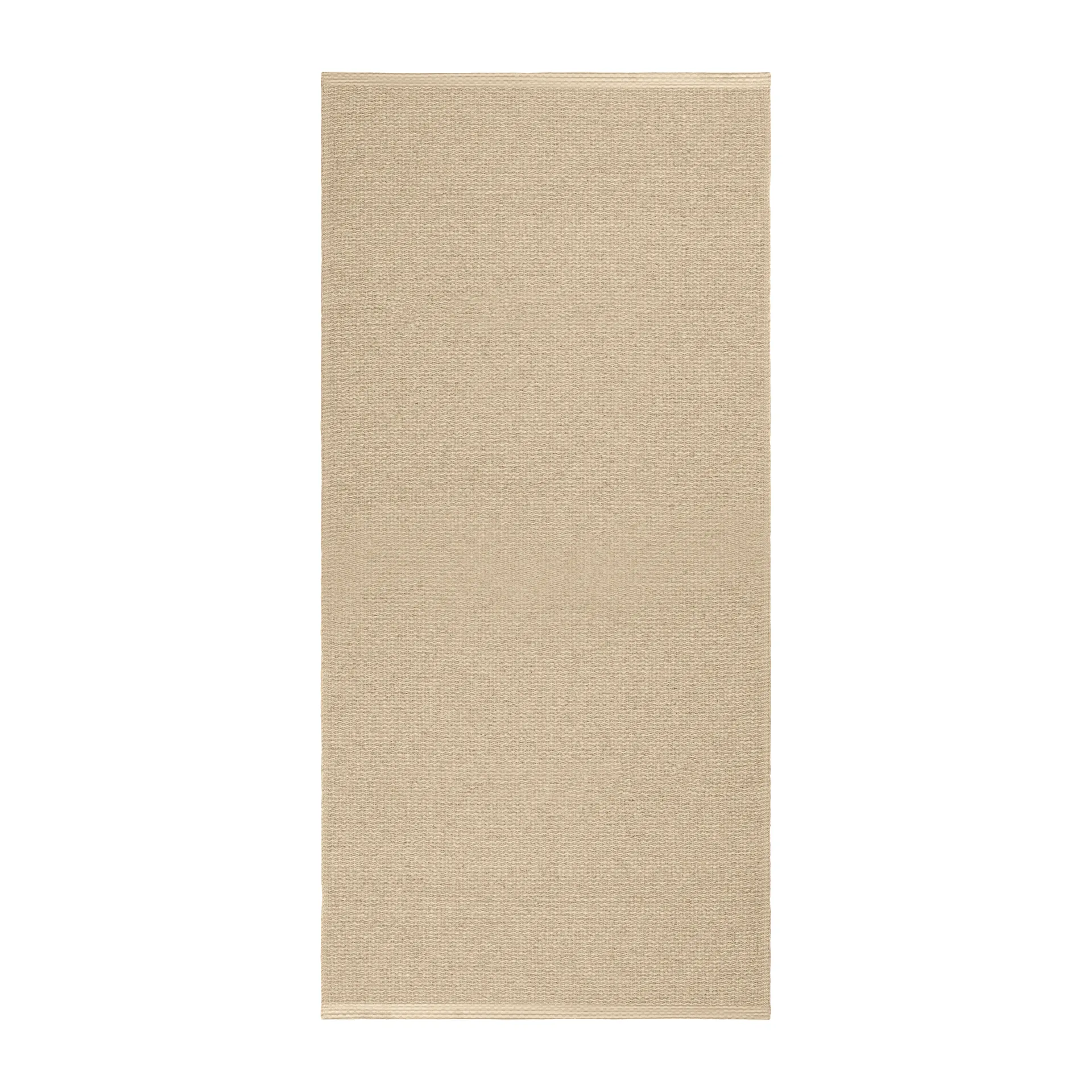Mellow kunststof vloerkleed beige, 70x200cm Scandi Living