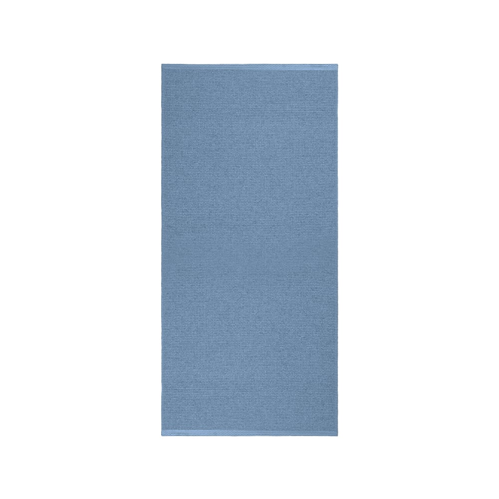 Scandi Living Mellow kunststof vloerkleed blauw 70x250cm