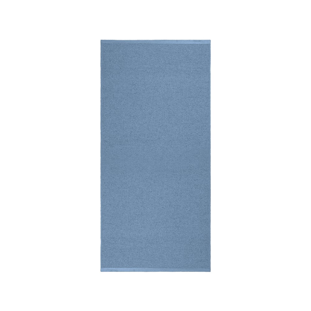 Scandi Living Mellow kunststof vloerkleed blauw 70x250cm