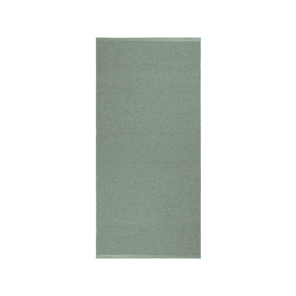 Scandi Living Mellow kunststof vloerkleed groen 70x250cm