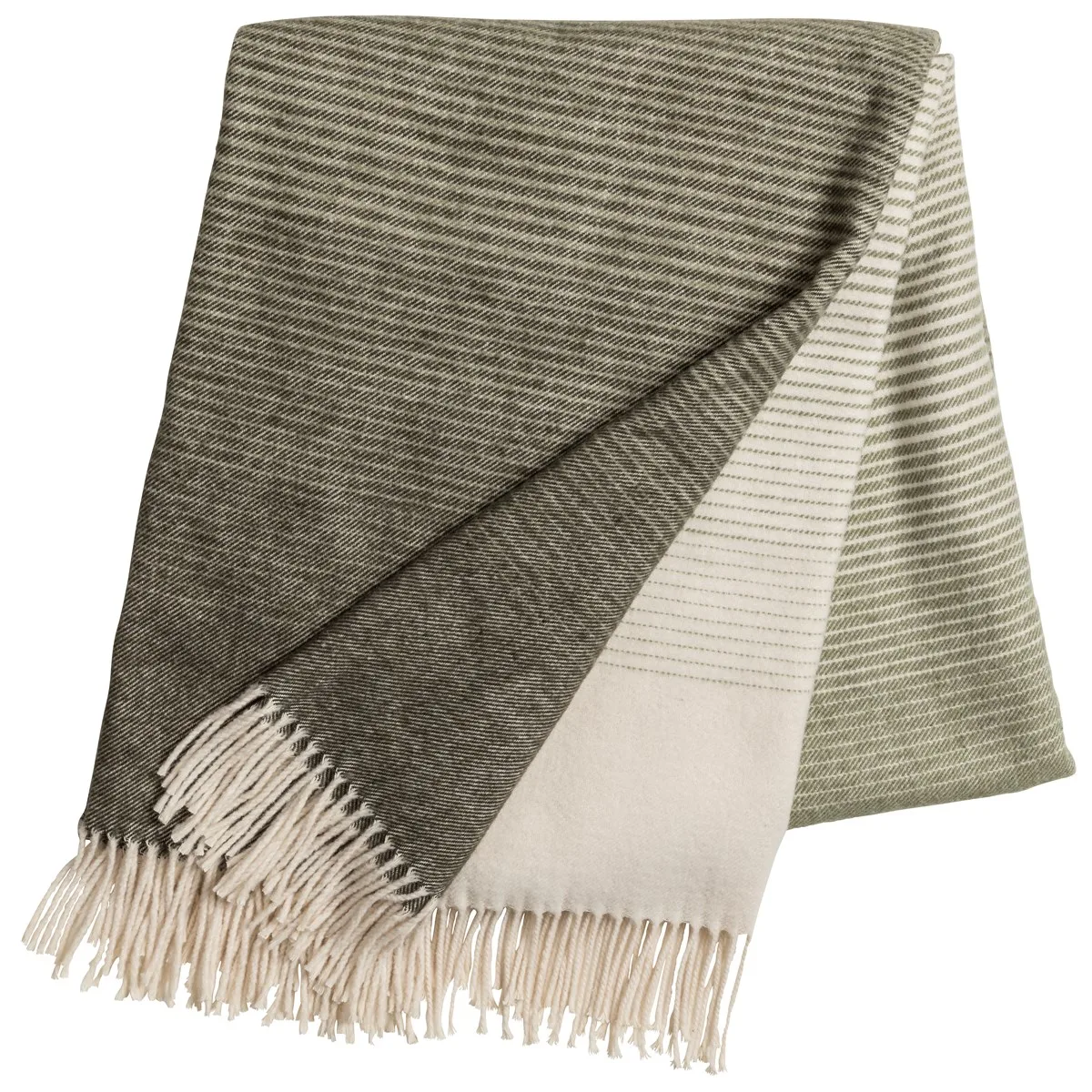 Mist katoenen plaid, Forest Scandi Living