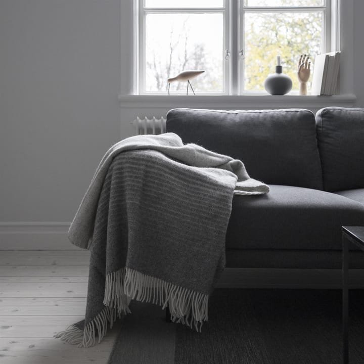 Mist wollen plaid - Stone - Scandi Living