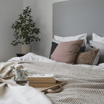 Moss bedsprei 260 x 260 cm. - beige - Scandi Living