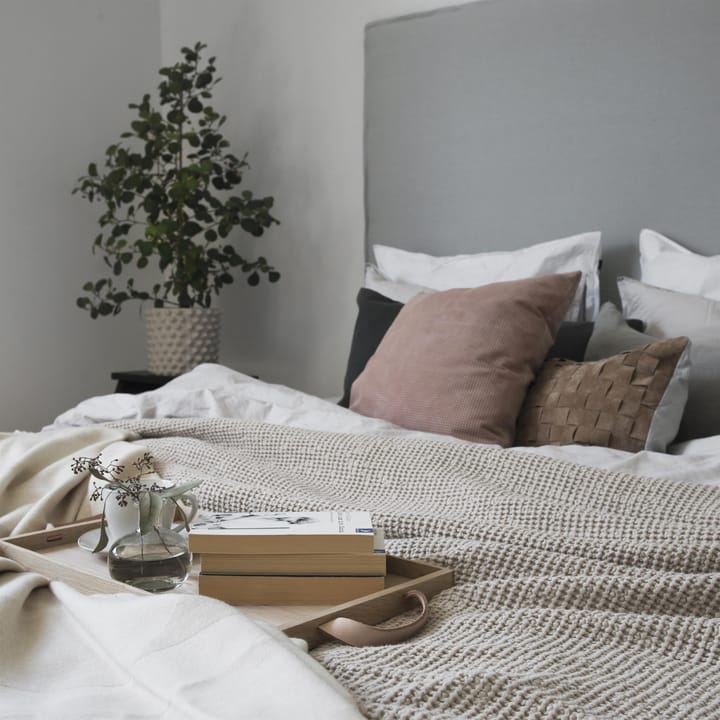 Moss bedsprei 260 x 260 cm., beige Scandi Living