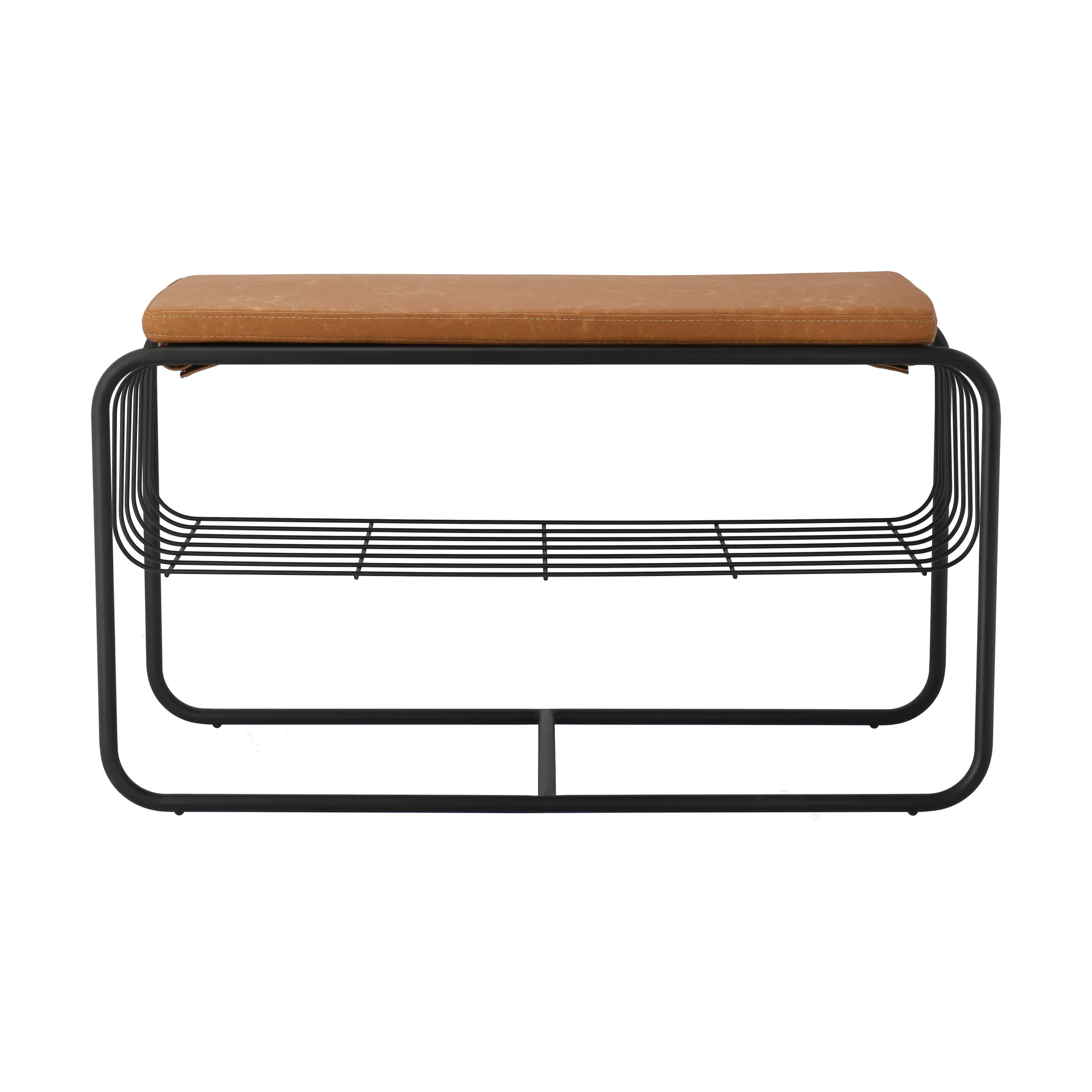 Nod bank/schoenenrek 80x36c42 cm, Black Scandi Living