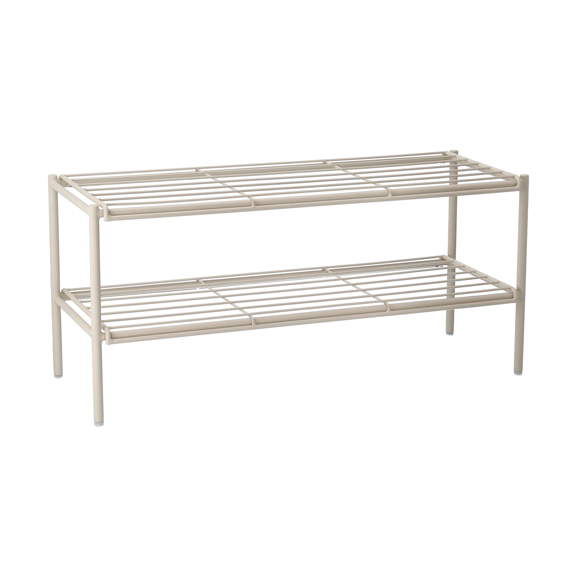 Nod schoenenrek 80x30x37 cm, Beige Scandi Living