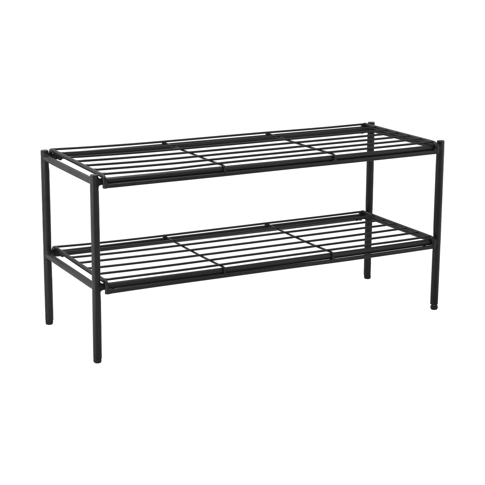 Nod schoenenrek 80x30x37 cm, Black Scandi Living