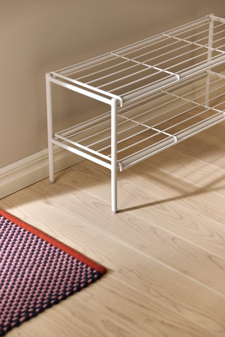 Nod schoenenrek 80x30x37 cm, White Scandi Living