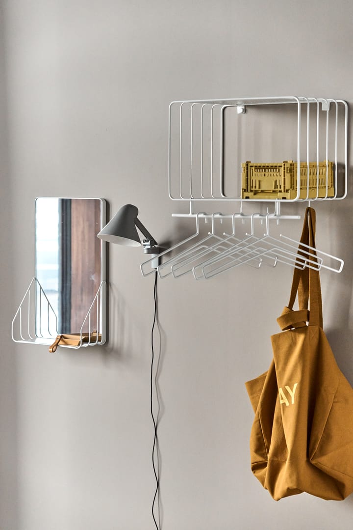Nod spiegel met plank 30x50 cm, White Scandi Living