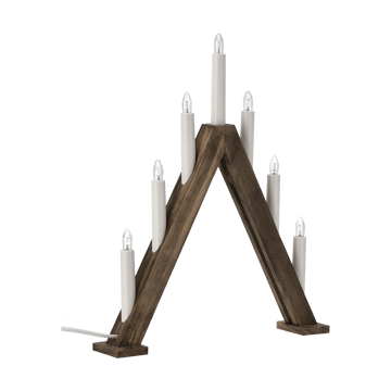 Nord adventskandelaar 40 cm - Donker gebeitst - Scandi Living